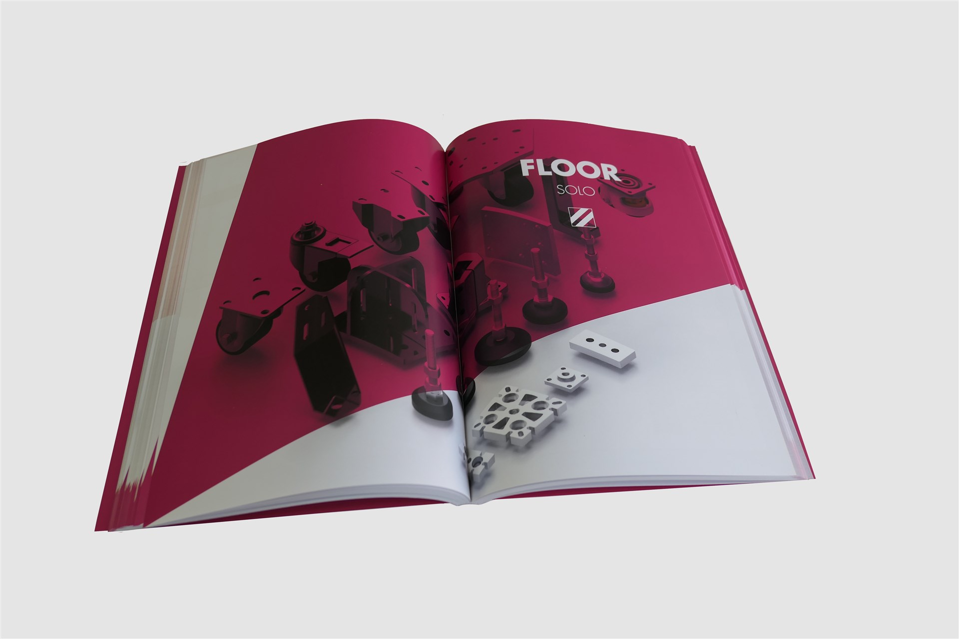  Catálogo “Wolweiss” com 178 páginas cozido e brochado a capa